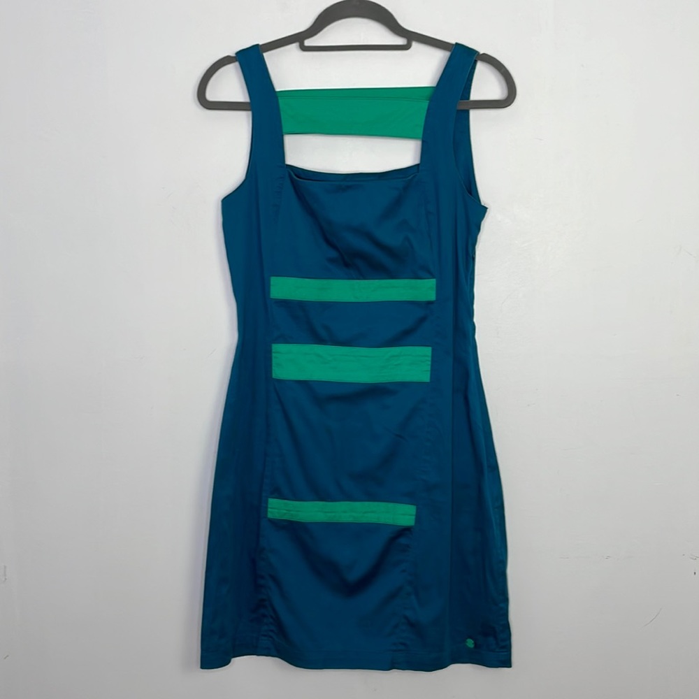 Skunkfunk colorblock cut out mini dress minimalist